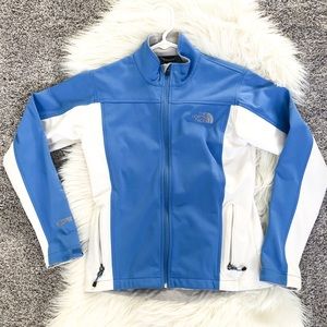 North Face Flight Series blue & white jacket